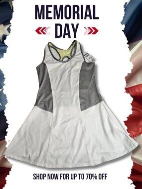 Reebok Athletic Sport Dress Slim Fit XS  Built-In Bodysuit 29” Length